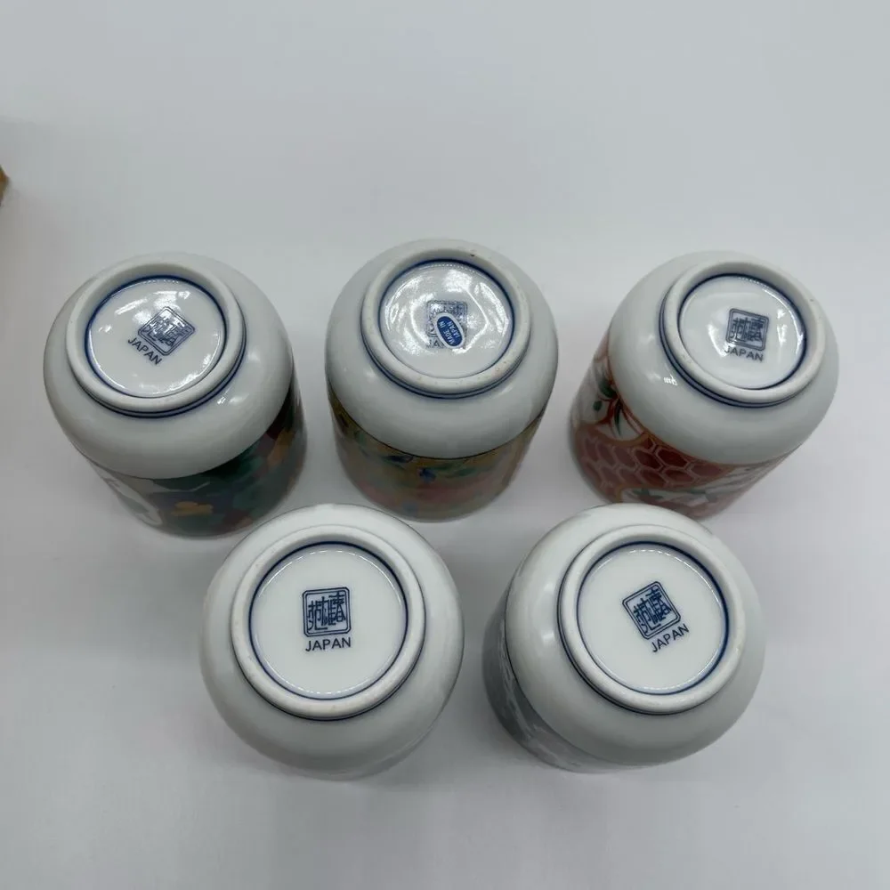 Utsuwa-No-Yakata Japanese Tea or Saki 5 cup Set 3.25